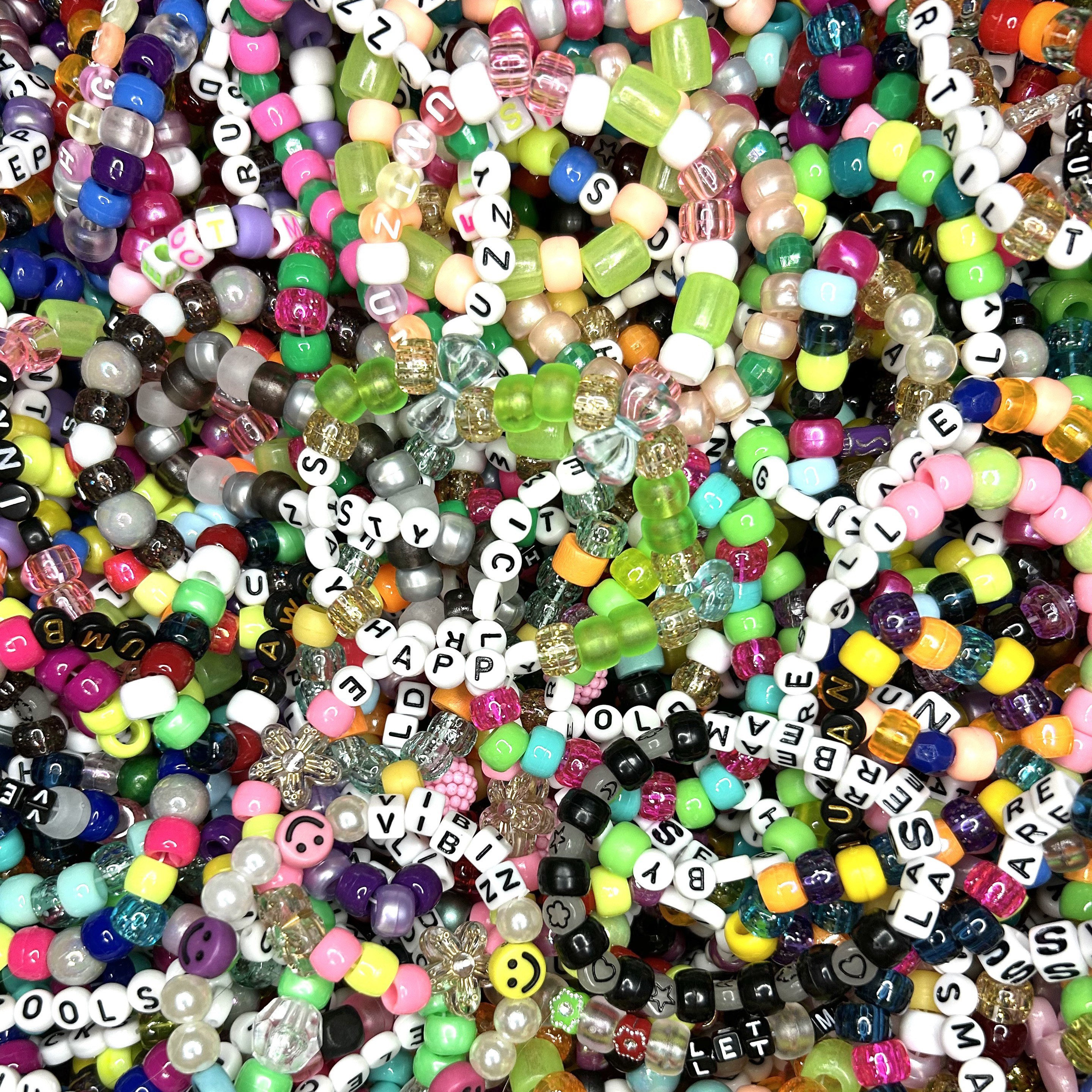 Custom Character Kandi Bracelets -- Many Colors & Many Shapes! :D