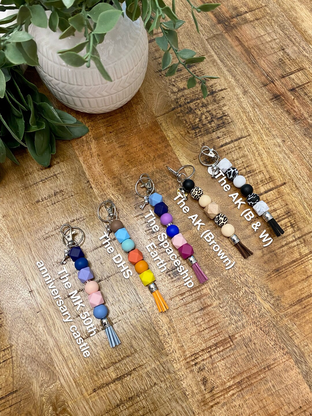 Theme Park DW Inspired Color Palette Keychain Bag Etsy