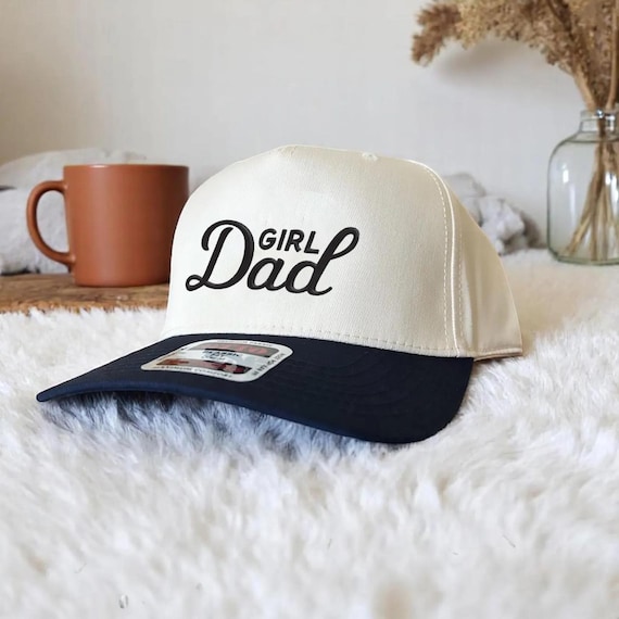 Girl Dad Embroidered Hat, Gift For New Dad Mom, Personalized Cap, Fathers Day Gift, Daddy Est, Gift For Dad, Personalized Dad Hat, Dad Gift