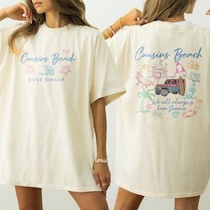 Cousins Beach Shirt TSITP Shirt, The Summer I Turned Pretty 2 Sides Shirt, We Will Always Have Summer Tee, Team Conrad Belly Jeremiah Shirt