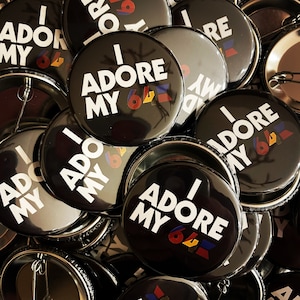 I Adore My 64 pinback button. Commodore 64 Nostalgia!