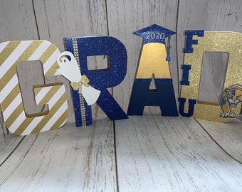 Graduation Paper Mache Letters