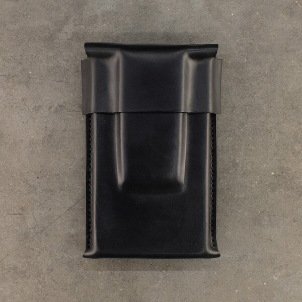 Olympus Six Housse Cuir Lisse Noir Premium Pour Polaroid SX-70, 680SLR, 690SLR étui Instantané Polaroid - Foto 5