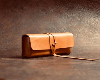 Handmade Leather 35mm Film Holder, Vegetable Tanned, Made in Italy