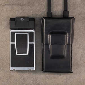 Custodia di pelle Toscana per la macchinetta fotografica SX70 Polaroid con tracolla, sx-70 Polaroid cover di pelle fatto a mano in Italia.