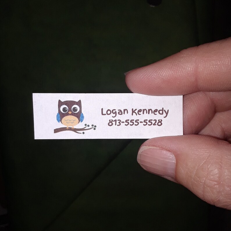 Custom Clothing Labels Iron on Sew on Clothes Tags Etsy