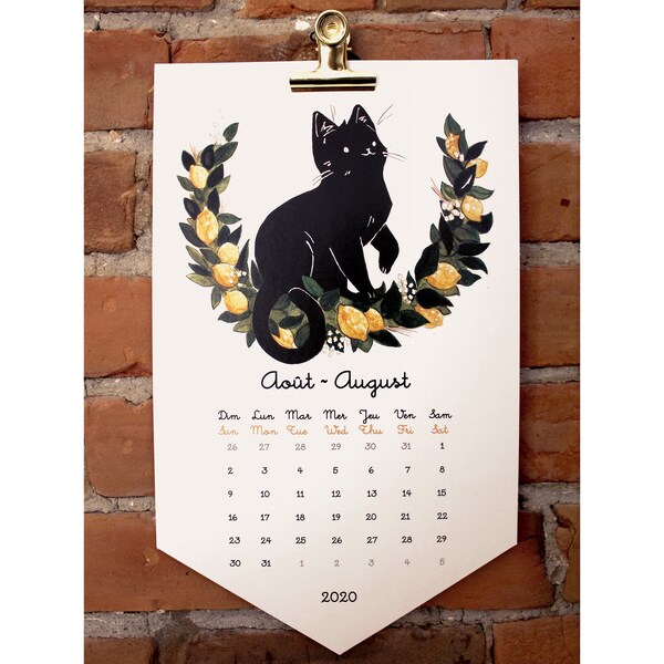 2020 calendario acquerello geometrico carino animali decorativi calendario decorativo calendario carino animali muro muro decorazione francese carta di design di arredamento