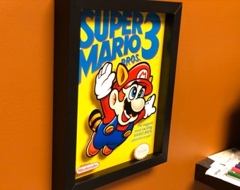 スーパーマリオブラザーズ3 シャドーボックス - NES - マリオ - マリオ