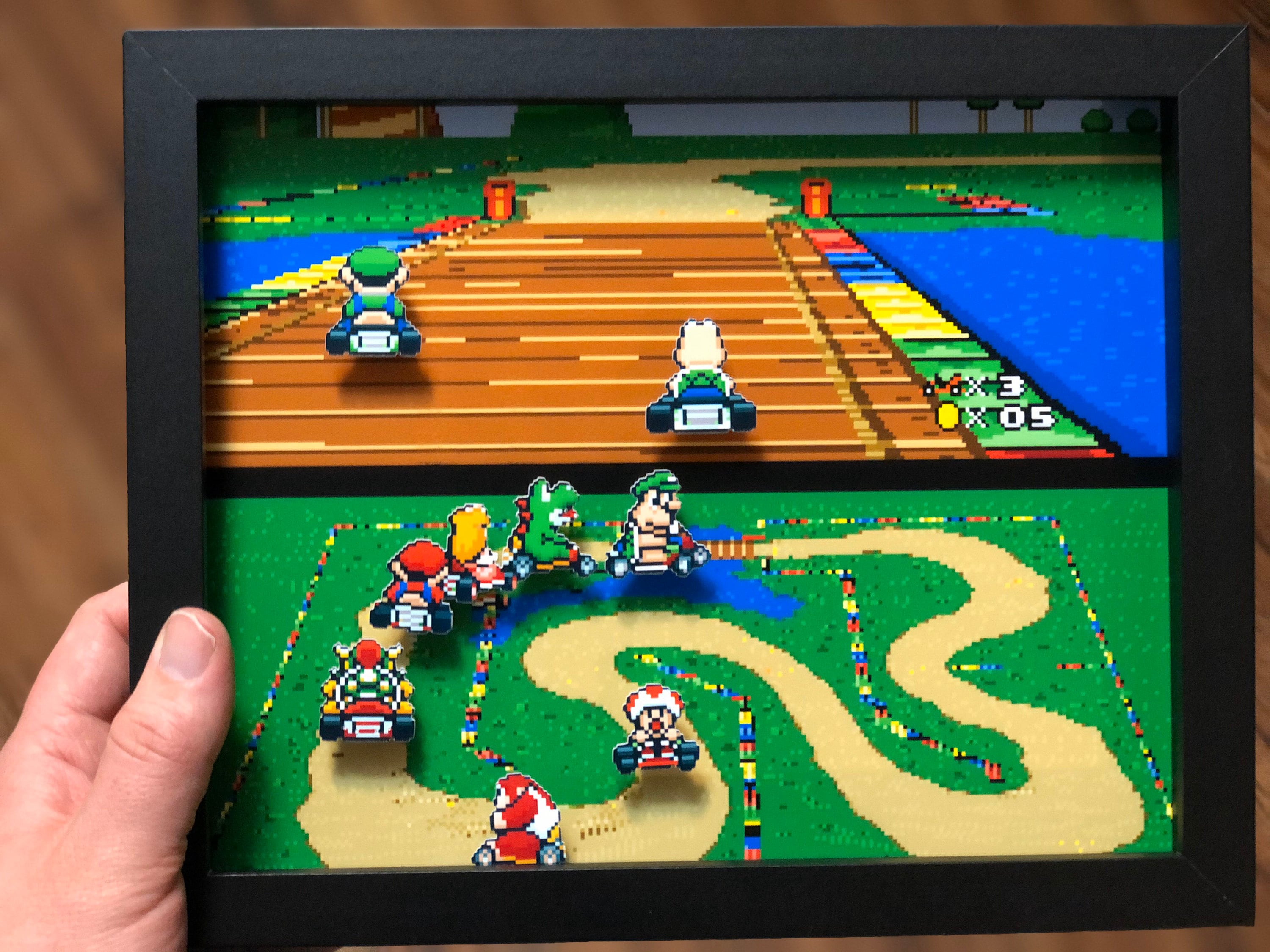 Super Mario Kart SNES Super Nintendo -
