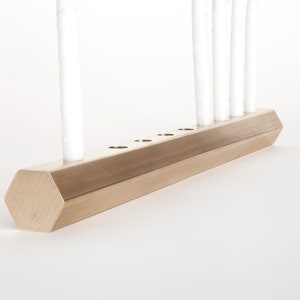 Handmade Modern Lead-Free Brass Menorah
