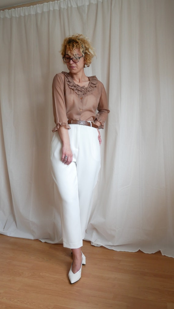 sheer chiffon top