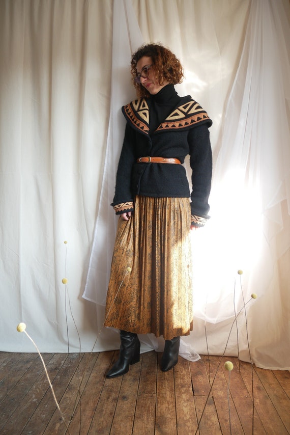 Stunning vintage 80's statement cardigan | 'La Roc