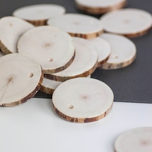 Branch slices for DIY projects | Wooden slices for decorating and crafting | Decoration with wood | Natural wood