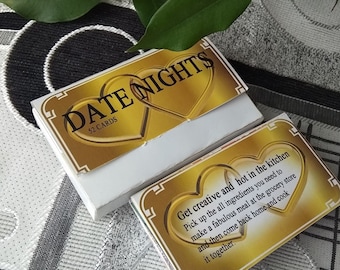 52 Date Night Ideas Card Set, Romantic Anniversary Gift