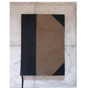 Genuine leather PRACTICAL MAGIC Book of shadows scrapbooking notebook Secret Diary Daily aged pages hardcover bookmark Handmade antiqued