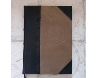 Libro de las Sombras de Cuero Hecho a Mano: Diario con Té, Grimorio