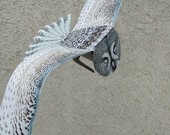 Snowy or Brown your very own mail delivery owl mobile with, optional with personalized acceptance letter to wizardring school lost in post