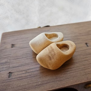Miniature wooden clogs sale