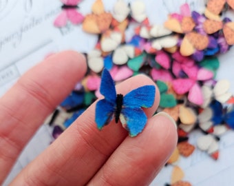 Miniature Butterflies - 3 pieces - various colors