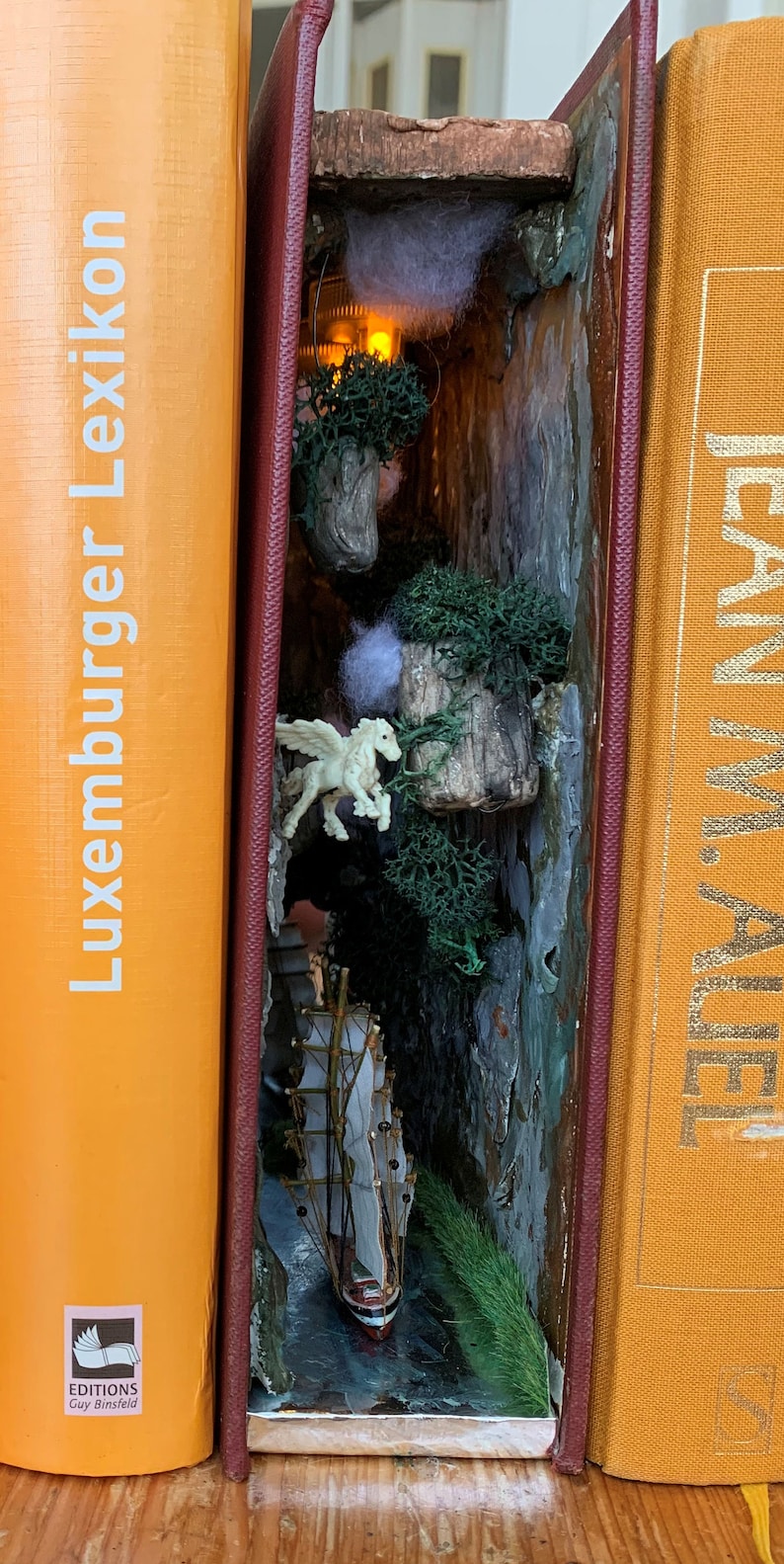 Book nook fantasy diy pdf tutorial Etsy