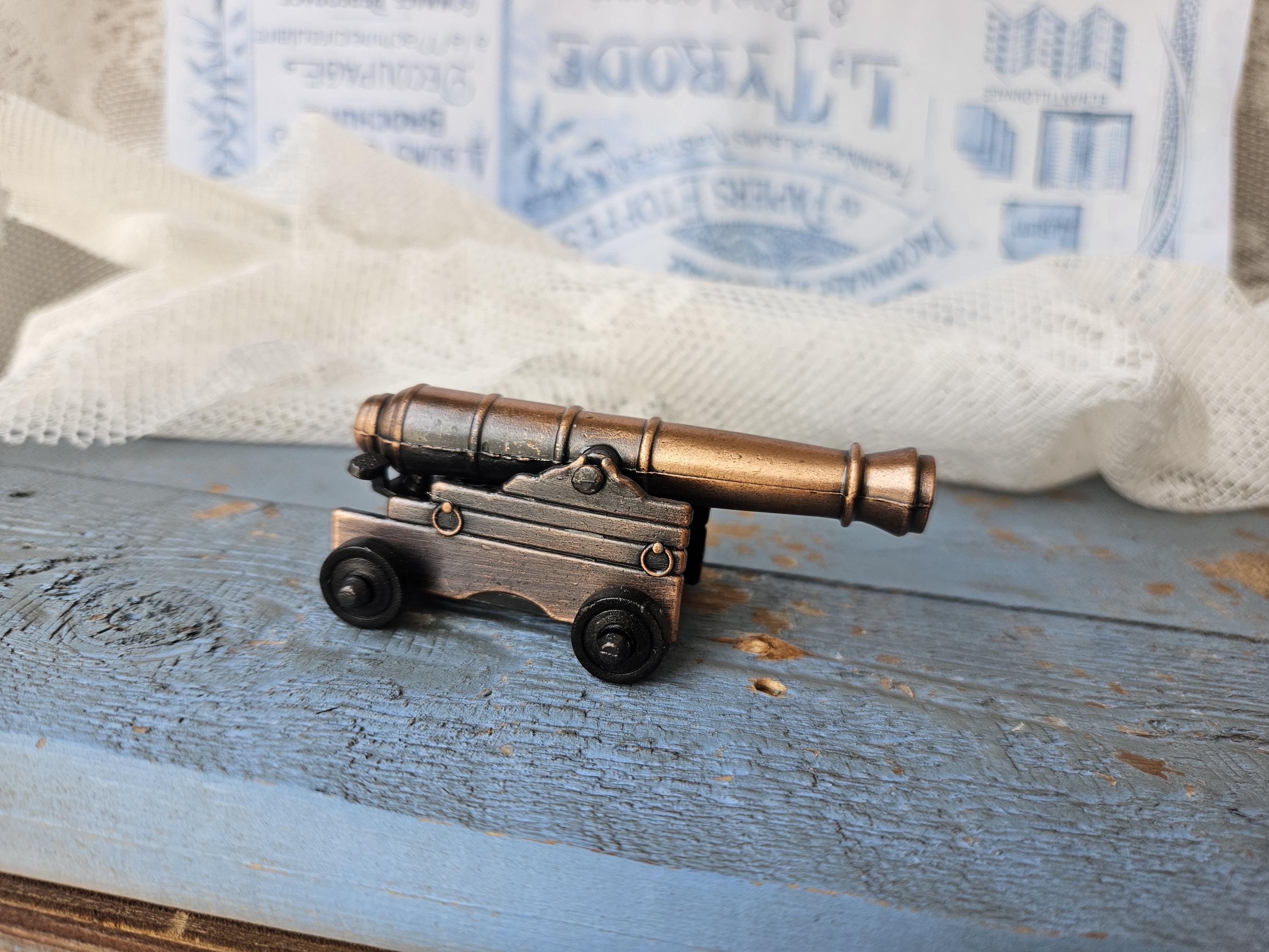 Army Field Cannon Pencil Sharpener - Die Cast Metal Collectible