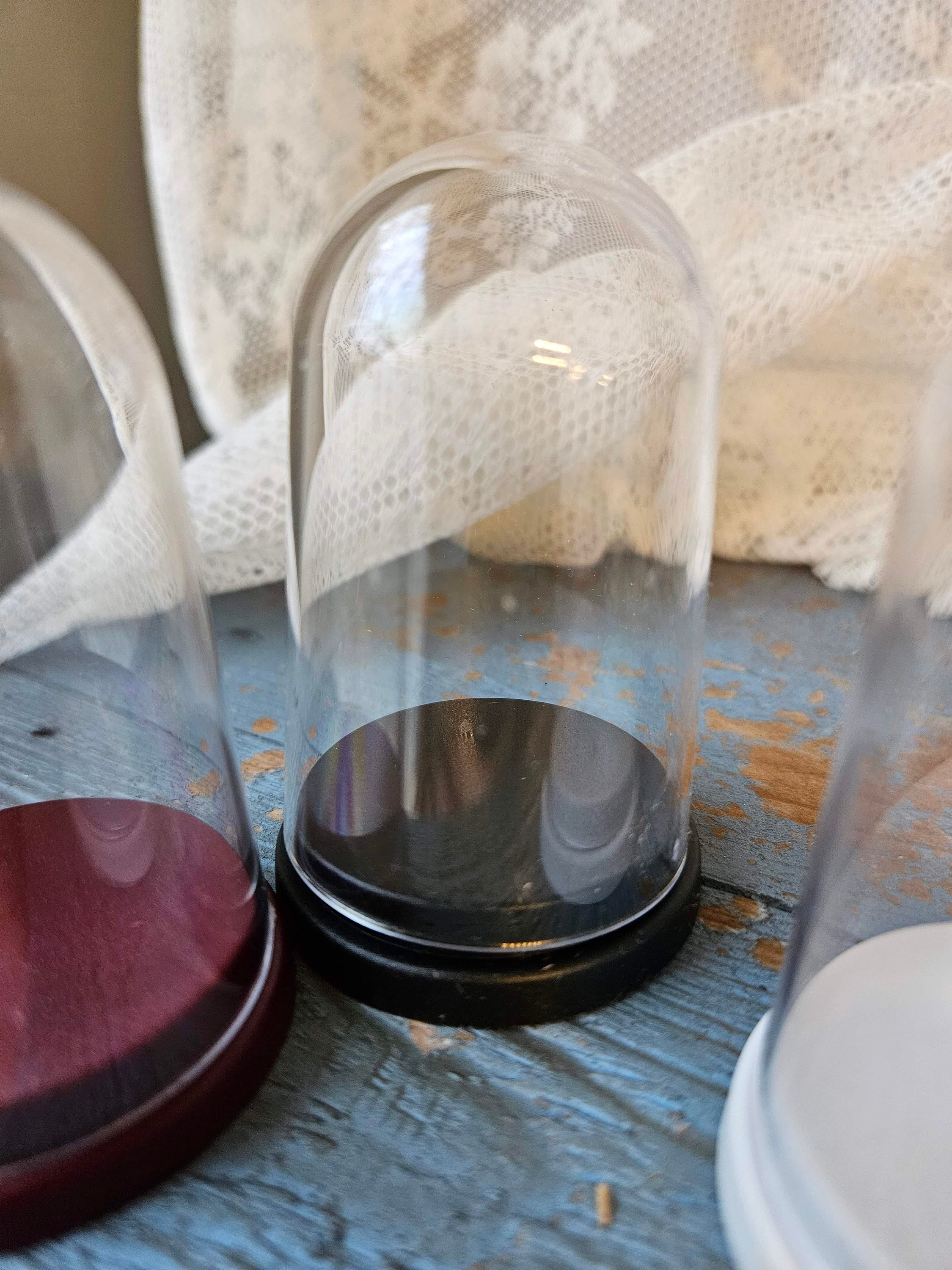 3 Acrylic Bell Jars: Miniature Diorama Display (IMPERFECTIONS) - Etsy