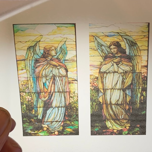 Stained Glass Film for Dollhouse Etsy