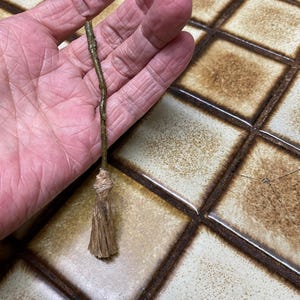 Miniature Broom Witch 1:12 scale Broomstick House Witchcraft Fantasy Miniature Witch Cleaning Broom