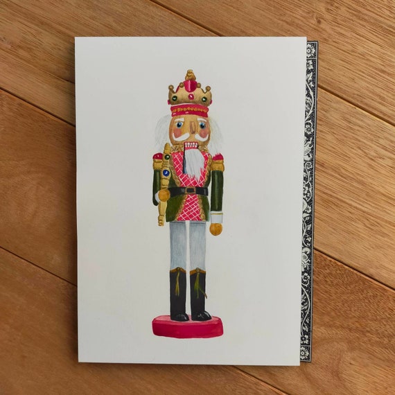 くるみ割り人形の絵画、オリジナルの水彩画、オリジナルの水彩画