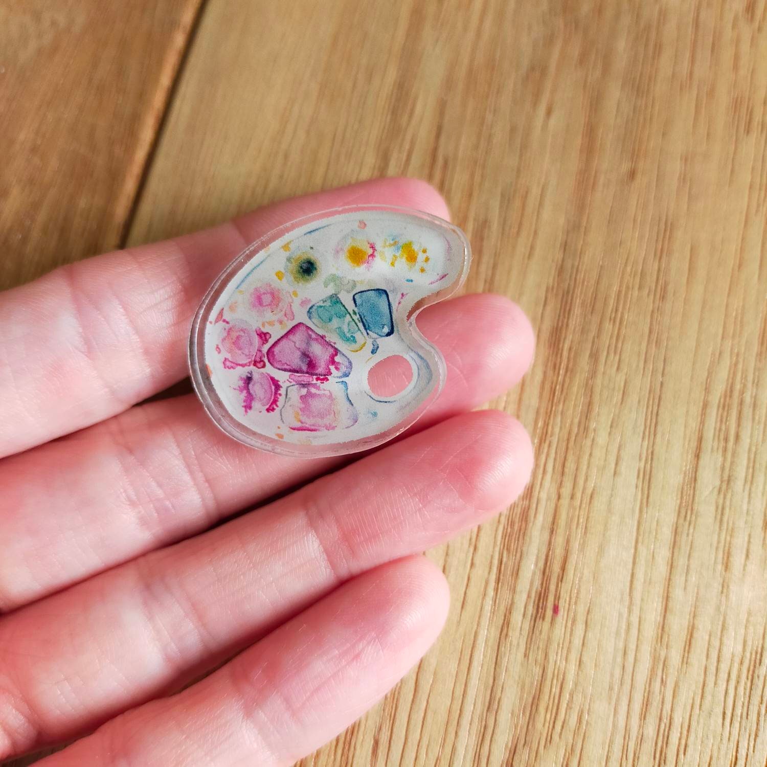 Painters Palette Pin, Cute Pin, Art Pin, Artist Pin, Aesthetic