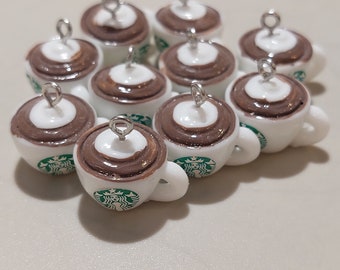 Cappuccino Charms with Hook