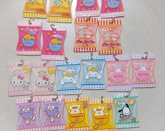 Glittery SRO Candy Treat Bags Charms with Hook