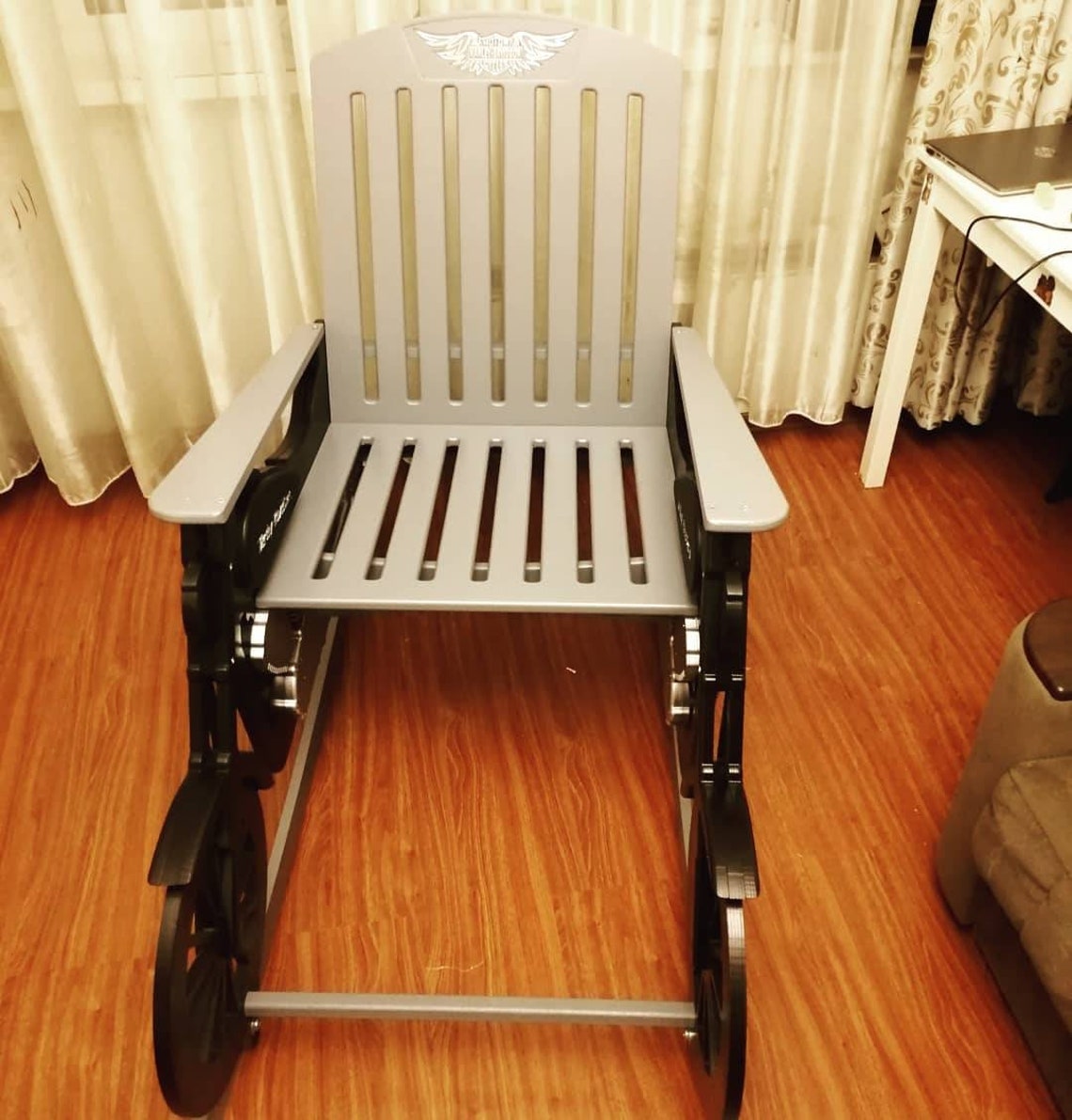 Crazy moto rocking Chair Harley Davidson Dyna super glide Etsy