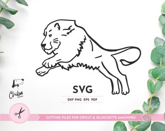 Free Free 327 Running Lion Svg SVG PNG EPS DXF File