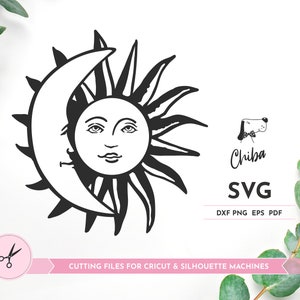 Sun Svg Moon Svg Moon Svg File For Cricut Moon Face Svg Etsy Sun Svg Moon Svg Moon Svg File For Cricut Moon Face Svg Etsy