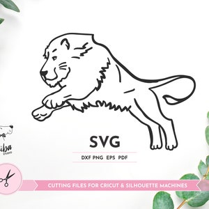 Free Free Running Lion Svg 897 SVG PNG EPS DXF File