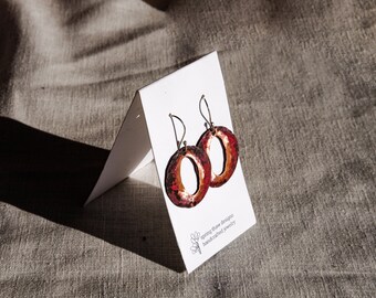 Ring Copper Earrings
