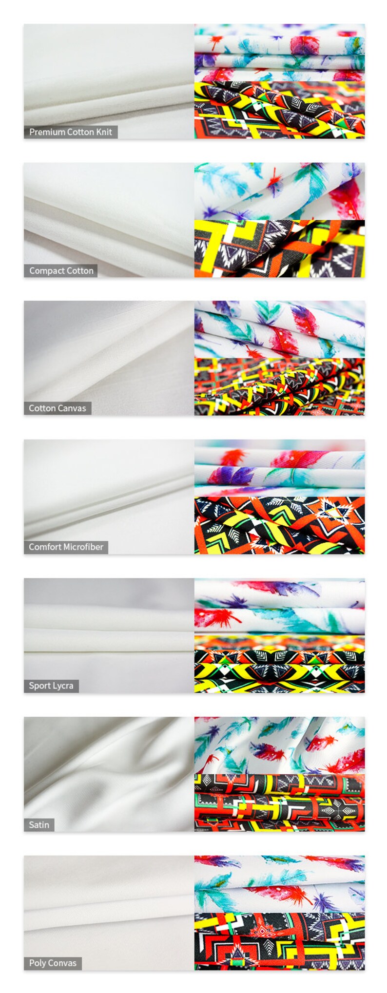 cotton included! Spring Celebration Print Fabric by the Yard with Material of Your Choice