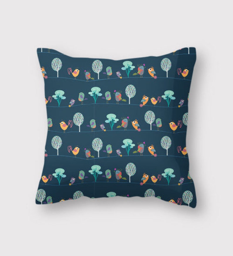 cotton included! Cute Birds Print Fabric by the Yard with Material of Your Choice