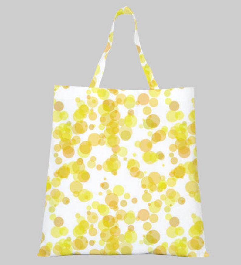 cotton included! Lemon Bubbles Print Fabric by the Yard with Material of Your Choice