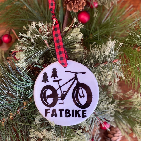 Fat Tire Bike Ornament