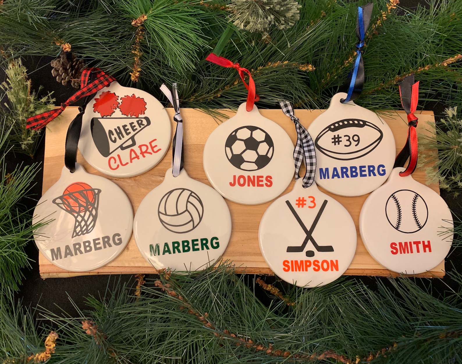 Personalized Hockey Ornament Etsy