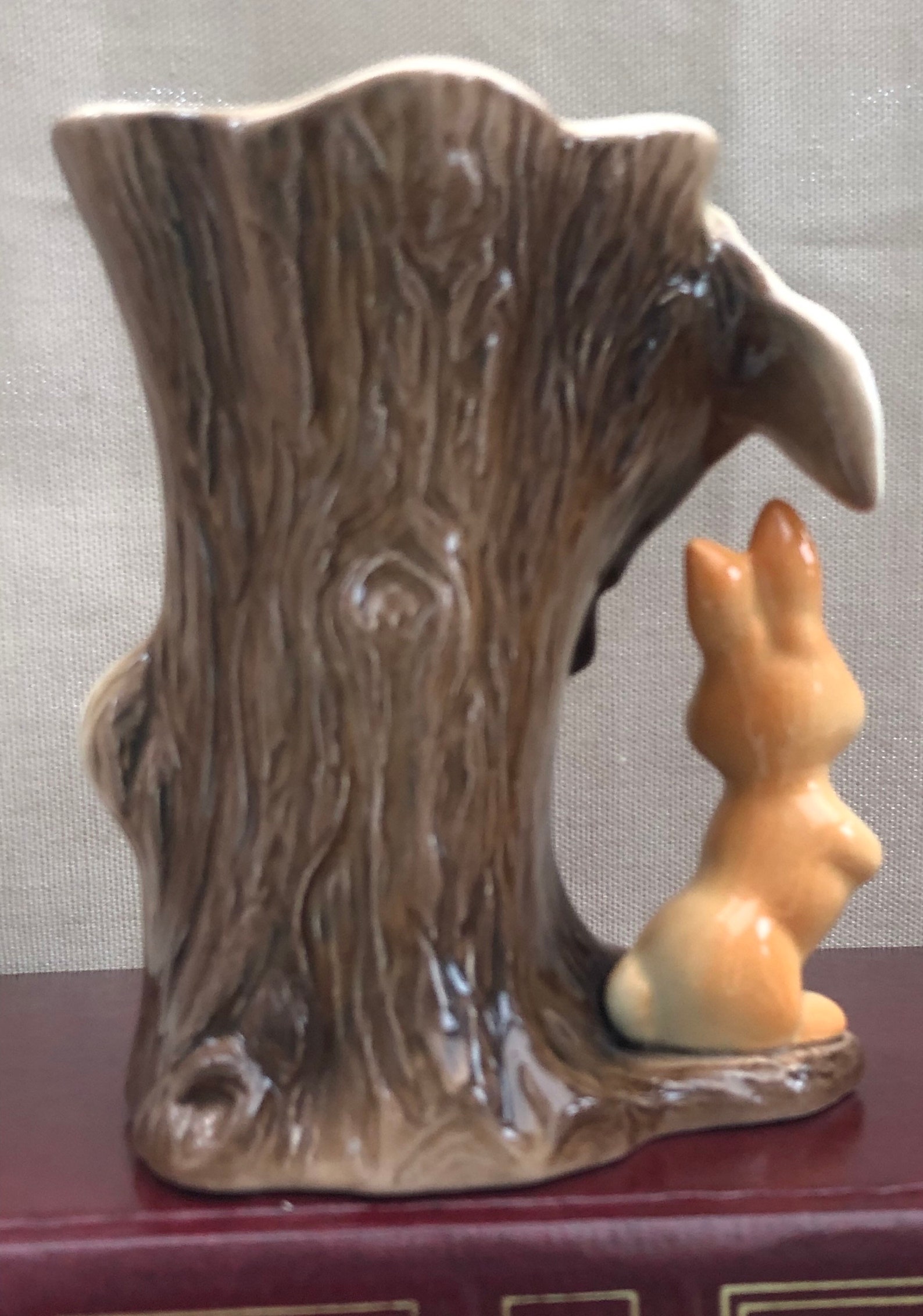 Hornsea Pottery Fauna Rabbit & Tree Bud Vase 55. Made in Etsy
