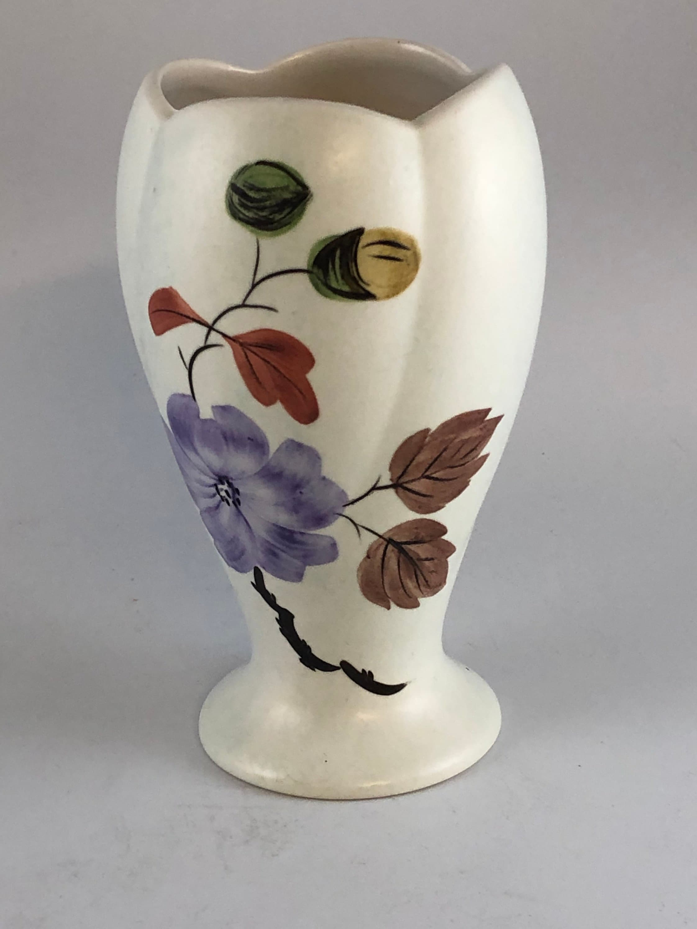 Vintage Art Deco Hand Painted E RADFORD POTTERY. Posy Flower Etsy