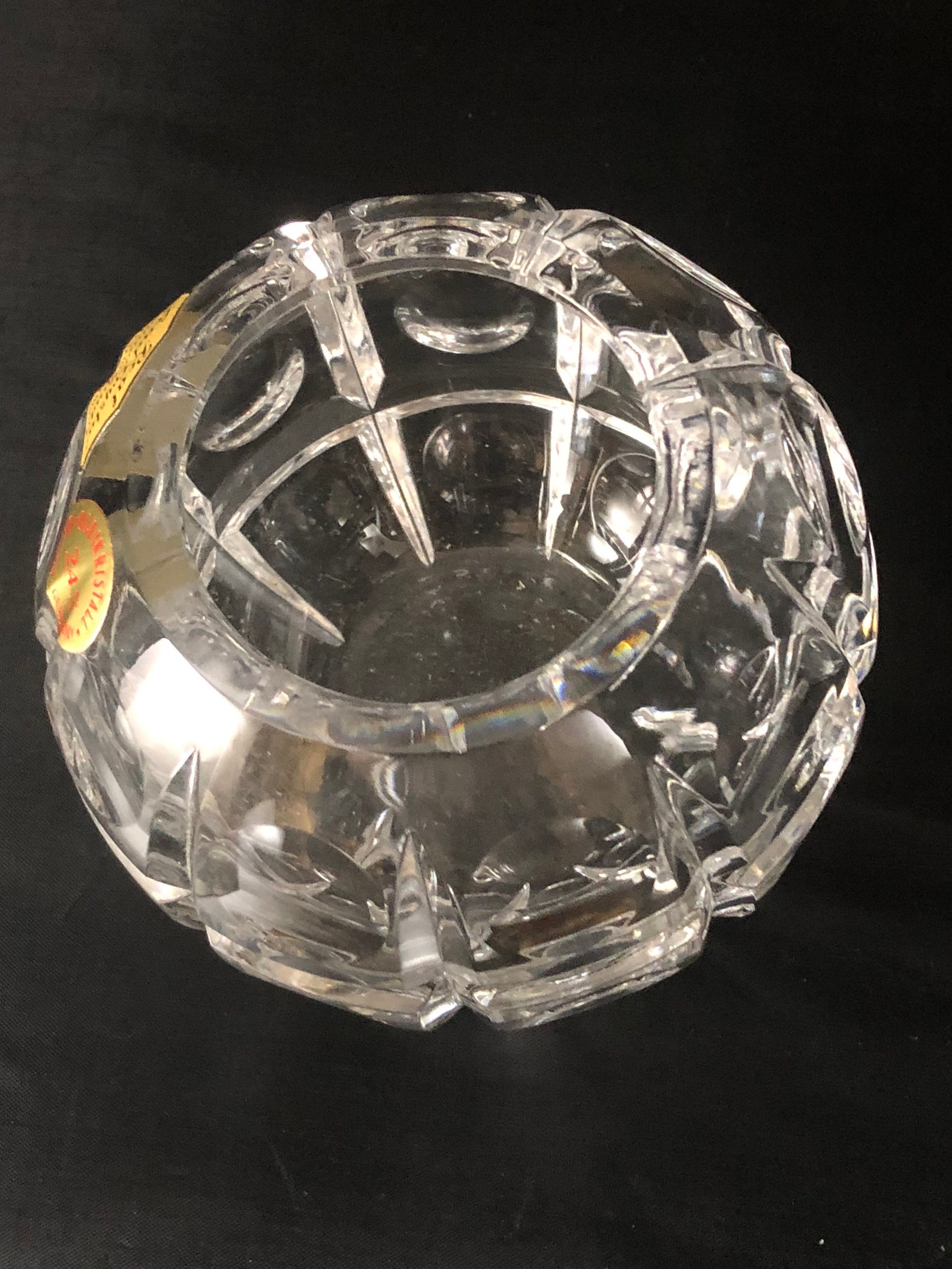 Bleikristall 24 Real Lead Crystal Vintage Handblown Vase/bowl
