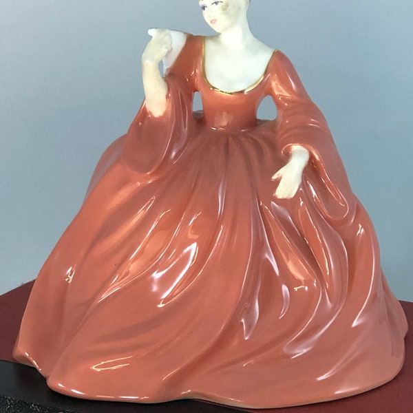 1983 Coalport NATALIE. Handmade and Handpainted Figurine Debutante Series By John Bromley.