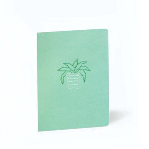 Ensemble de 5 Succulent, Papeterie usine maison, Merci, Get Well Soon, Carte note vierge, cadeau d’anniversaire