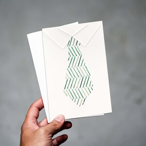 Cravatta di papà Felice Festa del Papà Carta Bianca fatta a mano