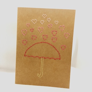 Carte de Valentines de douche d’amour