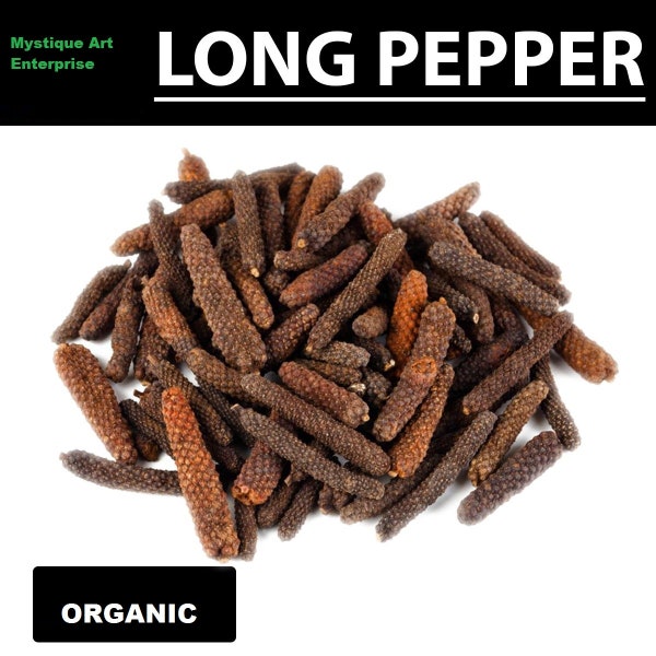 Whole Organic Long Pepper Best Organic Long Pepper Pippali Filfil / Maghan , Piper Longum Free Shipping